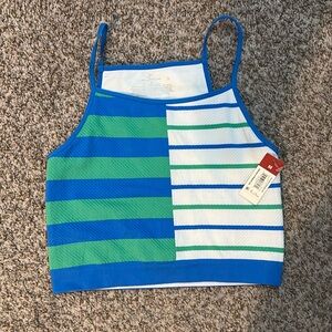 NWT No Boundaries Colorblock High Neck Tank